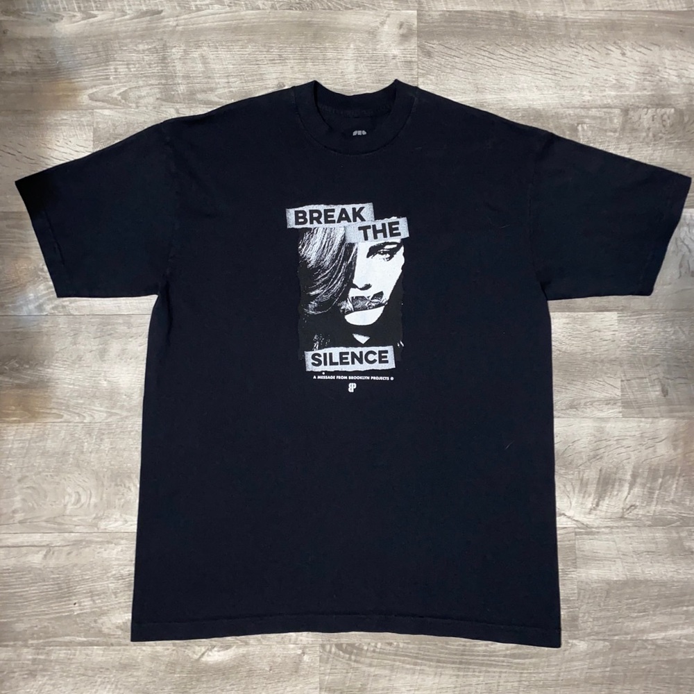 BROOKLYN PROJECTS TEE. Break the silence.